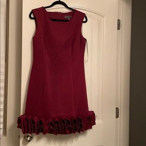 Donna Ricco Cupcake Hem Scuba Sheath Dress